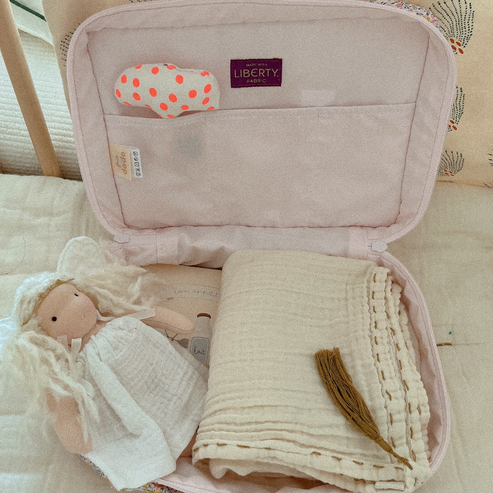 [FAIS DODO BÉBÉ] Mini Cotton bag (Liberty)_Pink bud