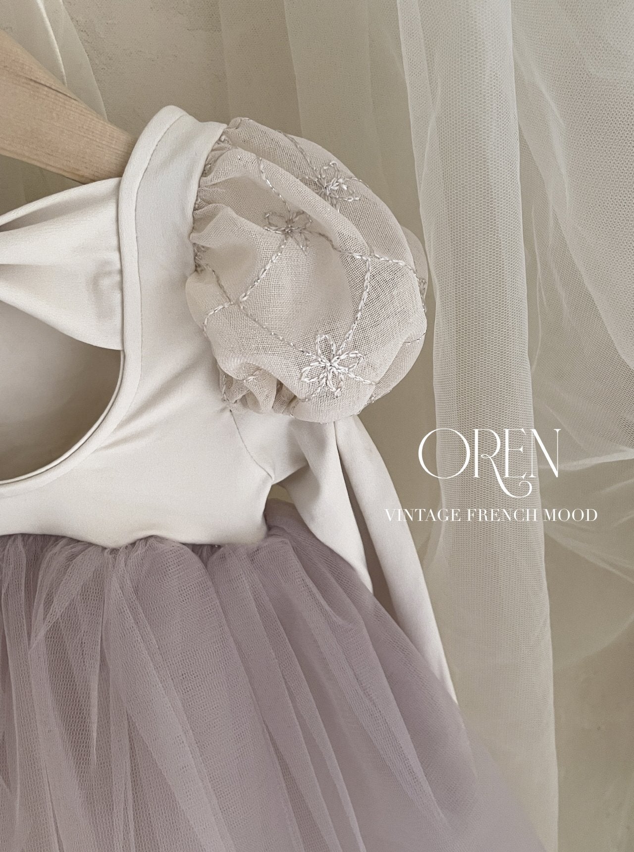 [OREN] Bella Long Tutu Ballet Dress(KIDS)_Purple