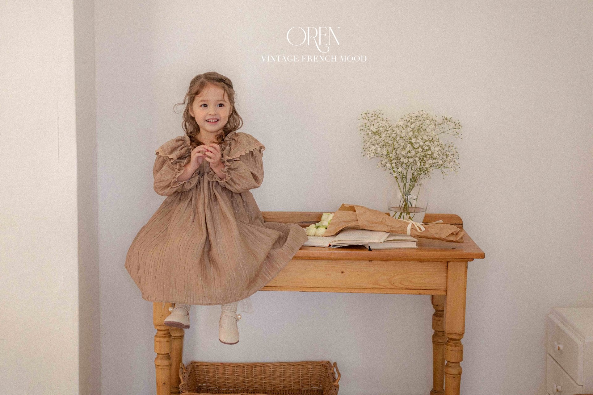 [OREN] Lilly Frill Dress(KIDS)_2colors