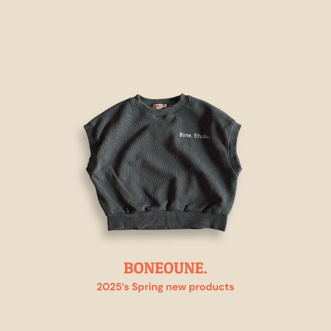 [BONEOUNE] Studio Pigment Vest_2colors