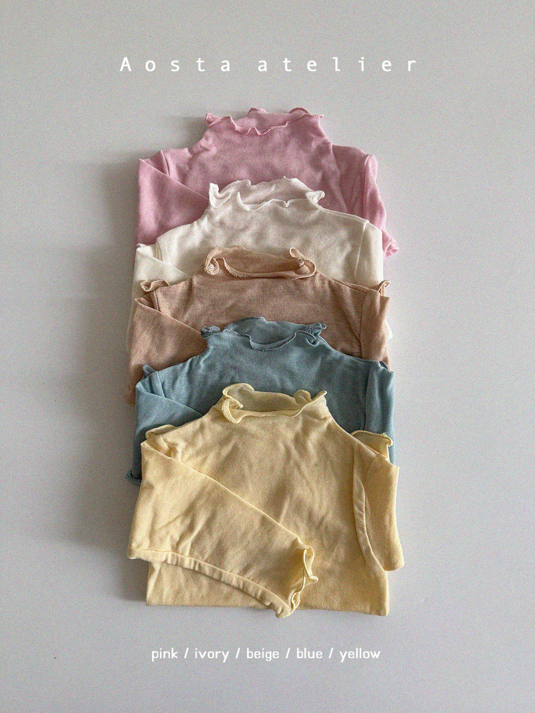 [AOSTA] Spring Soft_T-shirt_5colors