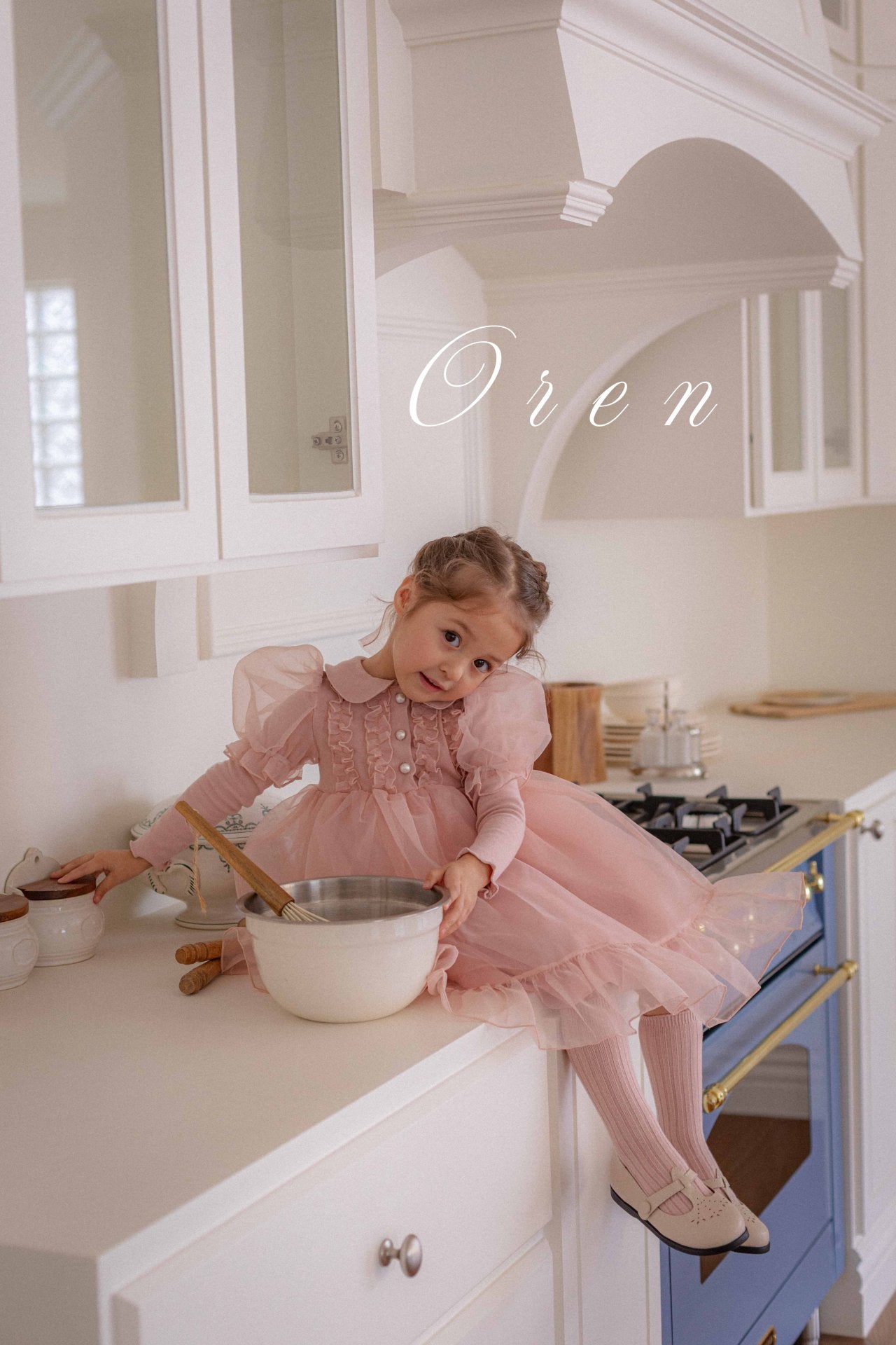 [OREN] (KIDS)Eloise Organza Dress_2colors