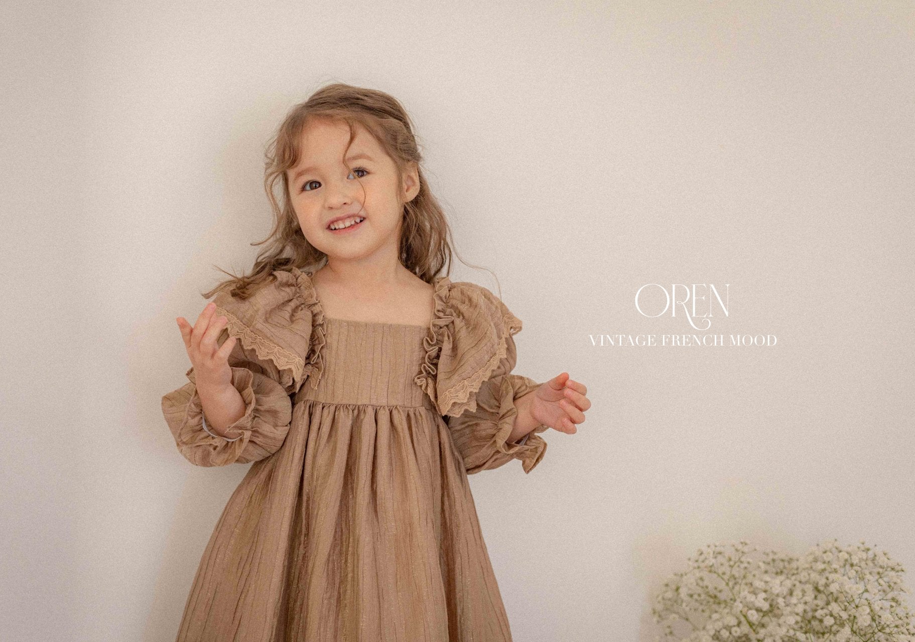 [OREN] Lilly Frill Dress(KIDS)_2colors