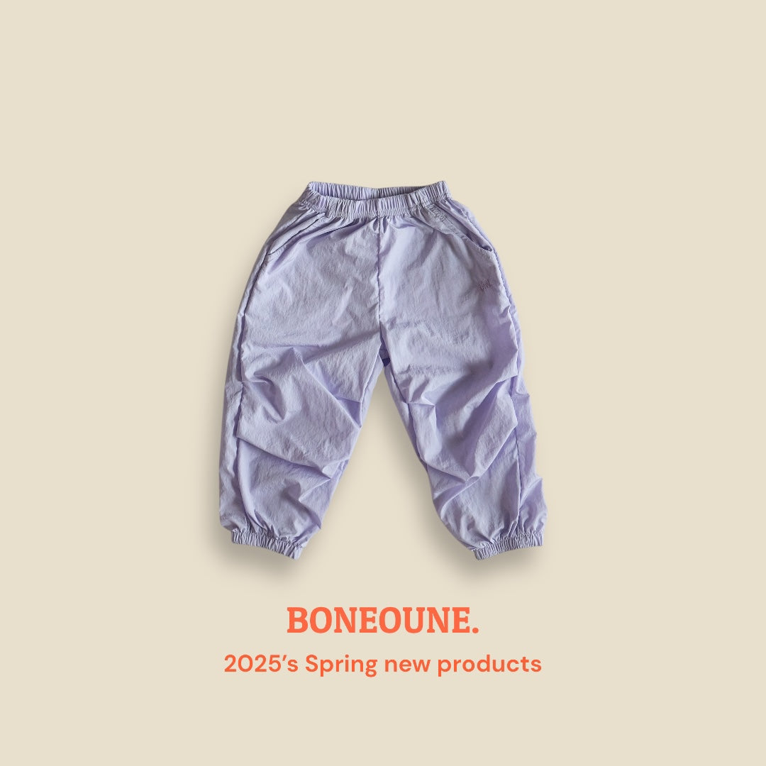 [BONEOUNE] Rose Nylon Pants_3colors