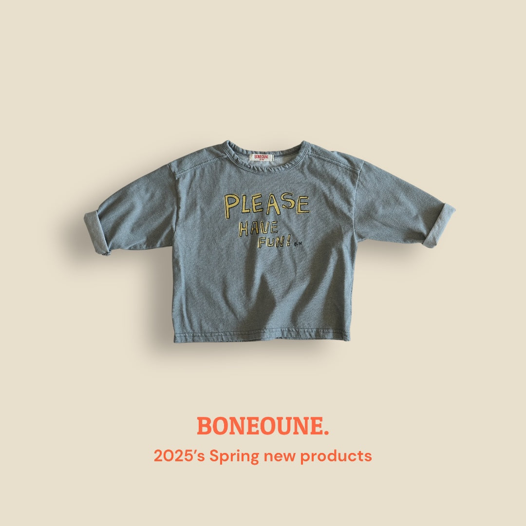 [BONEOUNE] Have Fun T-shirt_2colors