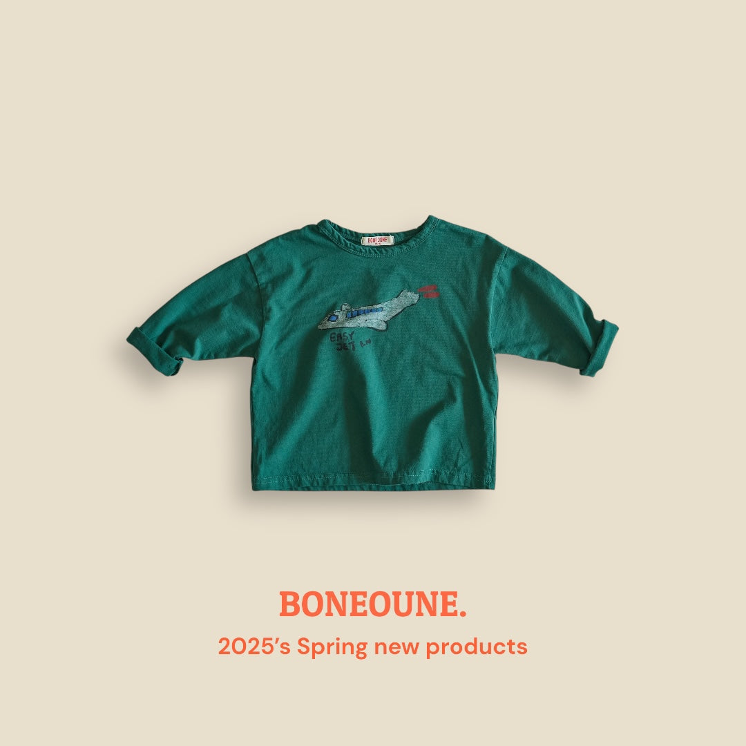 [BONEOUNE] Jet T-shirt_2colors