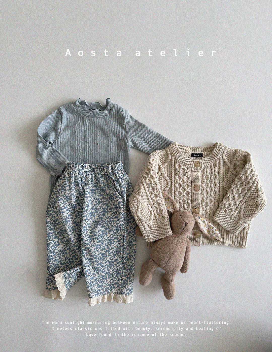 [AOSTA] Spring Camellia_T-shirt_2colors