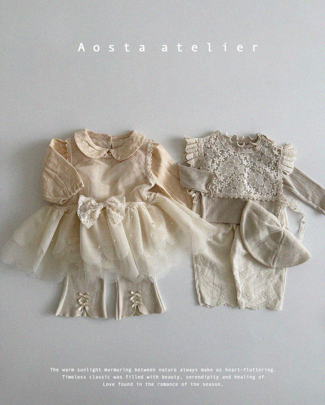 [AOSTA] Spring Camellia_T-shirt_2colors