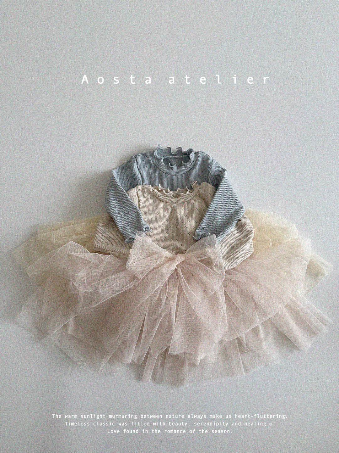 [AOSTA] Spring Camellia_Dress_2colors