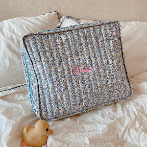 [FAIS DODO BÉBÉ] Cotton Travel Bag_Blue