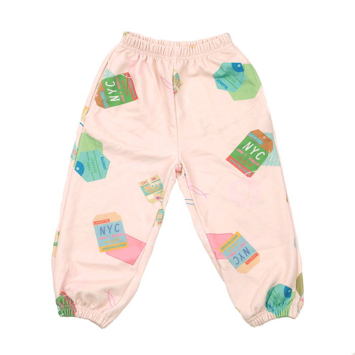 [LOVETTE] Travel Time Sweatpants _Peach Ivory