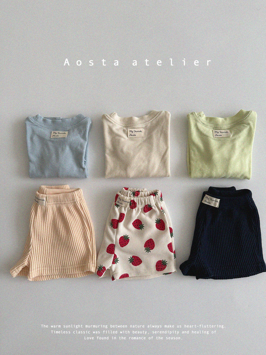 [AOSTA] Spring Essential T-shirt_6colors