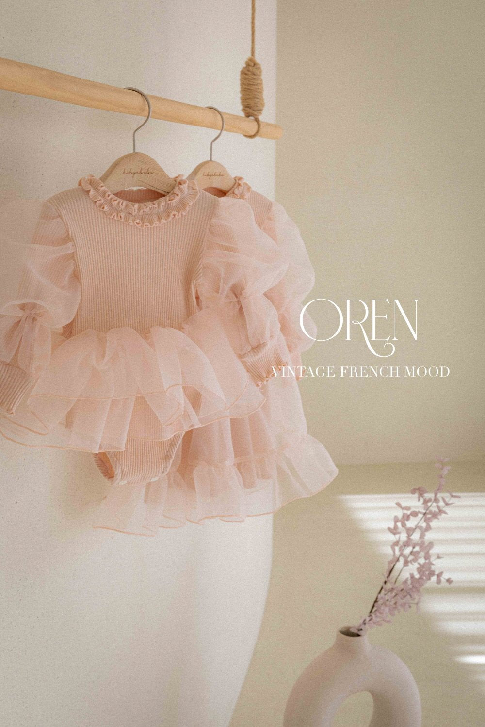 [OREN] Belluca Organza Suit(BEBE)_Pink