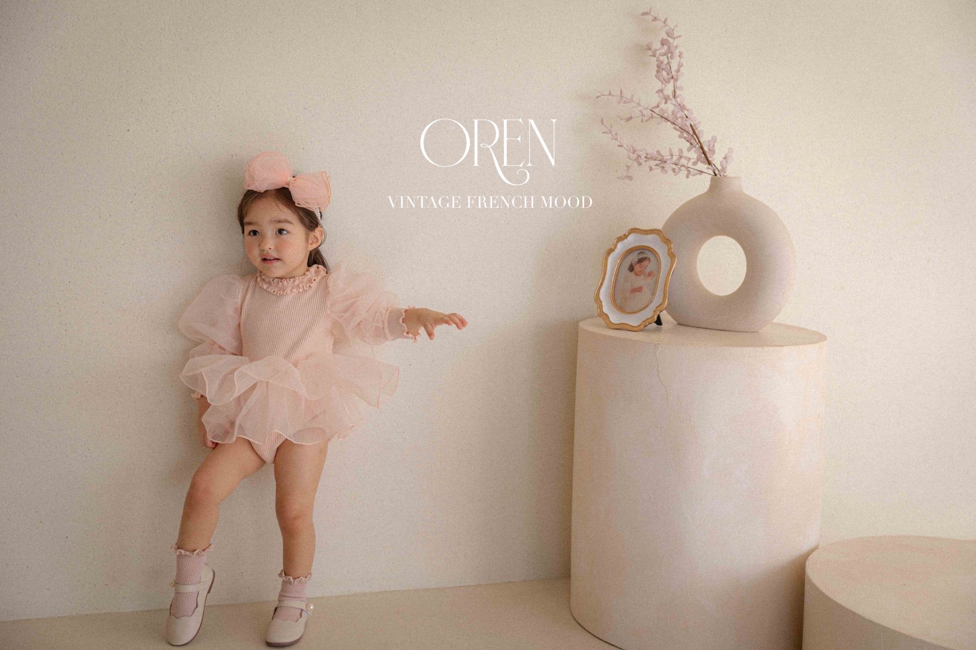 [OREN] Belluca Organza Suit(BEBE)_Pink