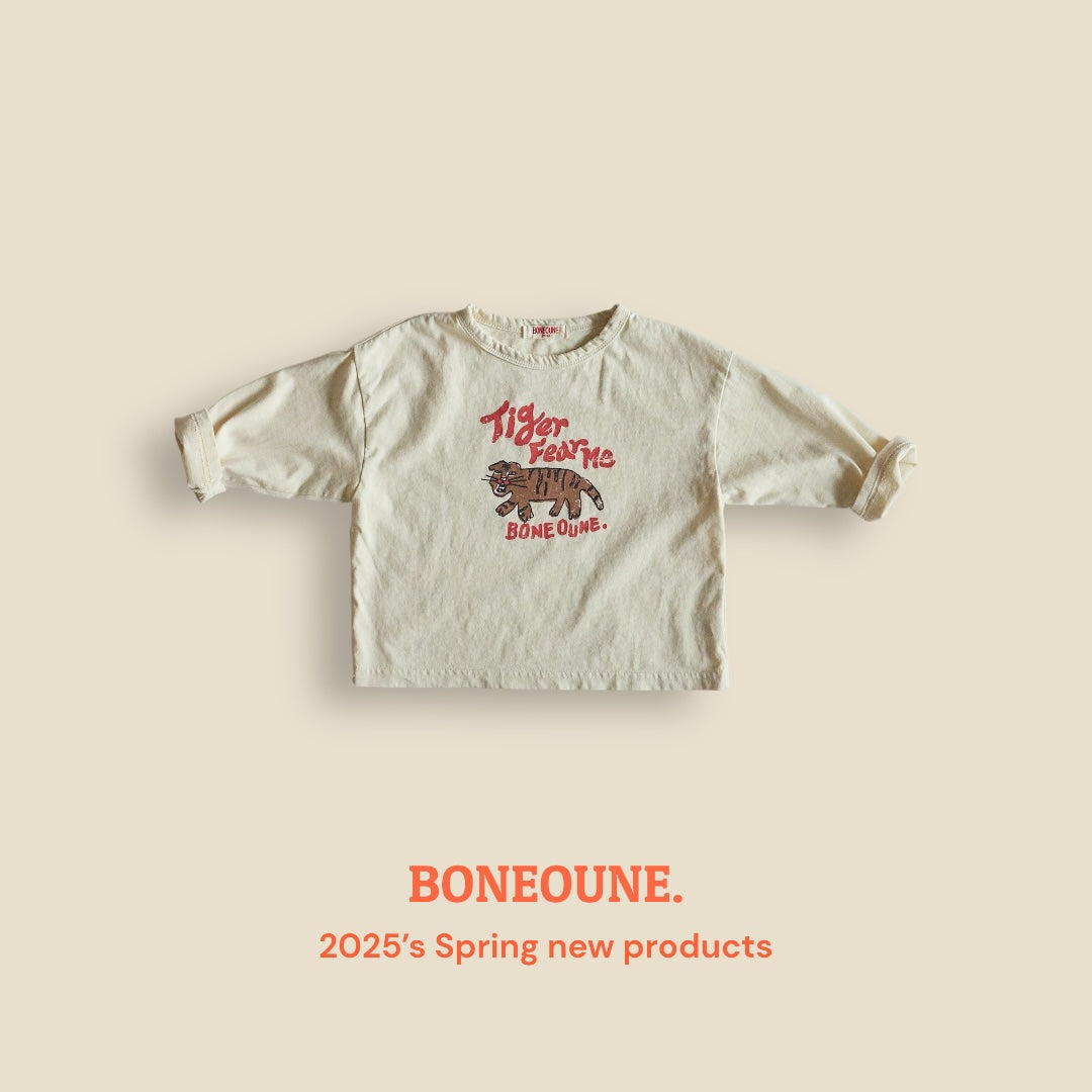 [BONEOUNE] Four Tiger T-shirt_2colors