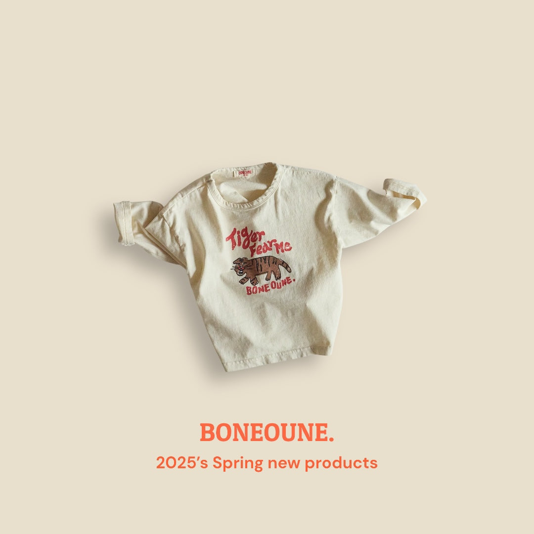 [BONEOUNE] Four Tiger T-shirt_2colors