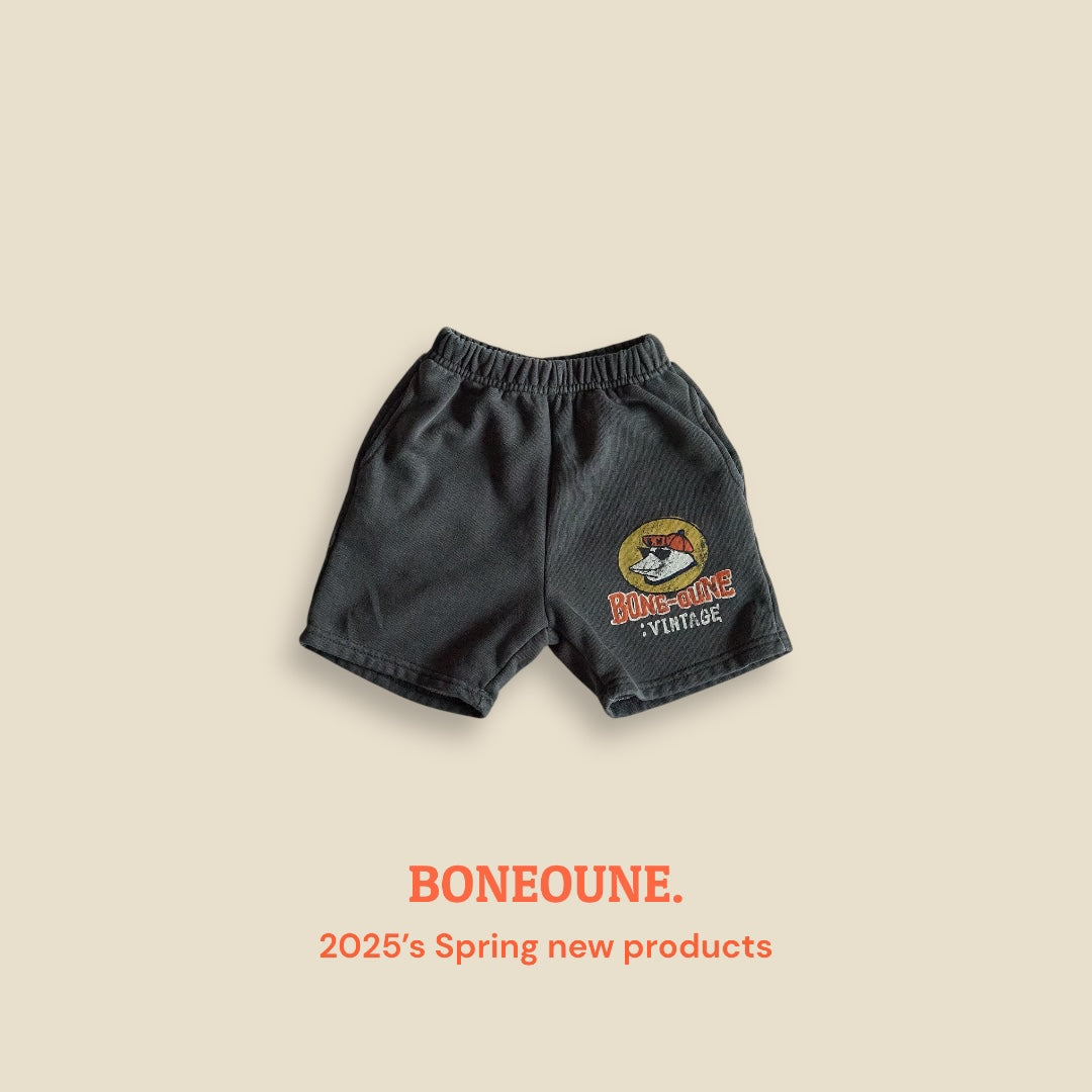 [BONEOUNE] Sunglass Pigment Half Pants_3colors