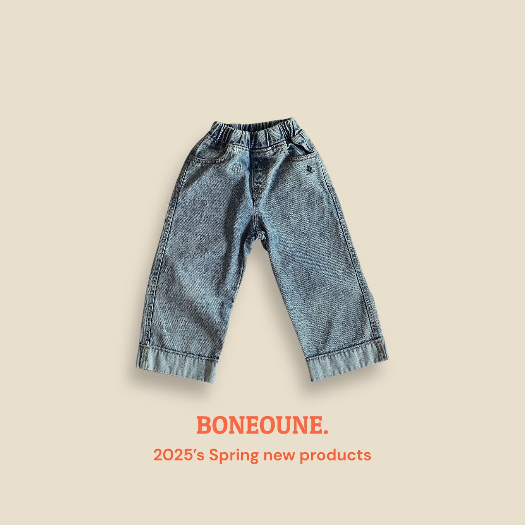 [BONEOUNE] Stone Denim Pants