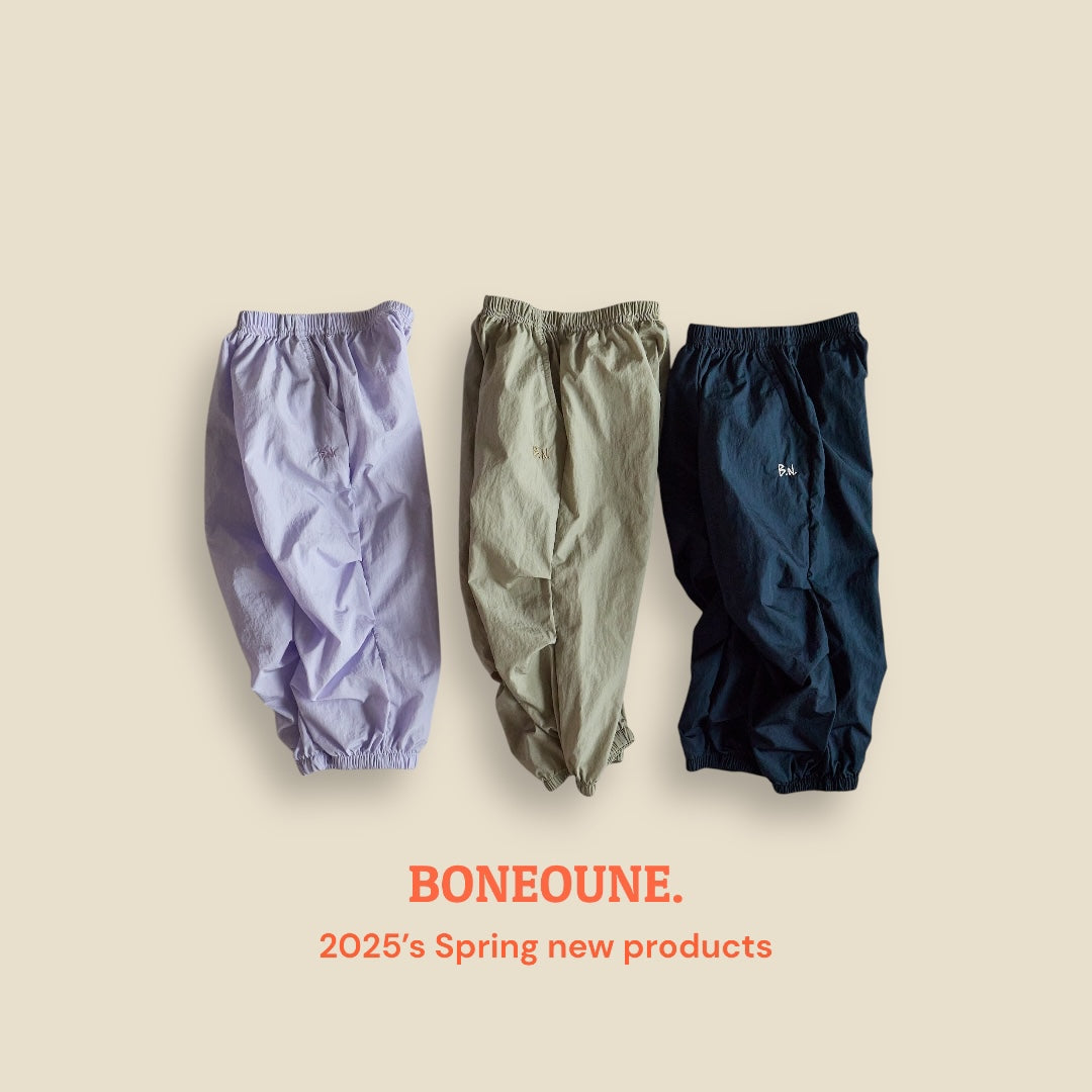 [BONEOUNE] Rose Nylon Pants_3colors