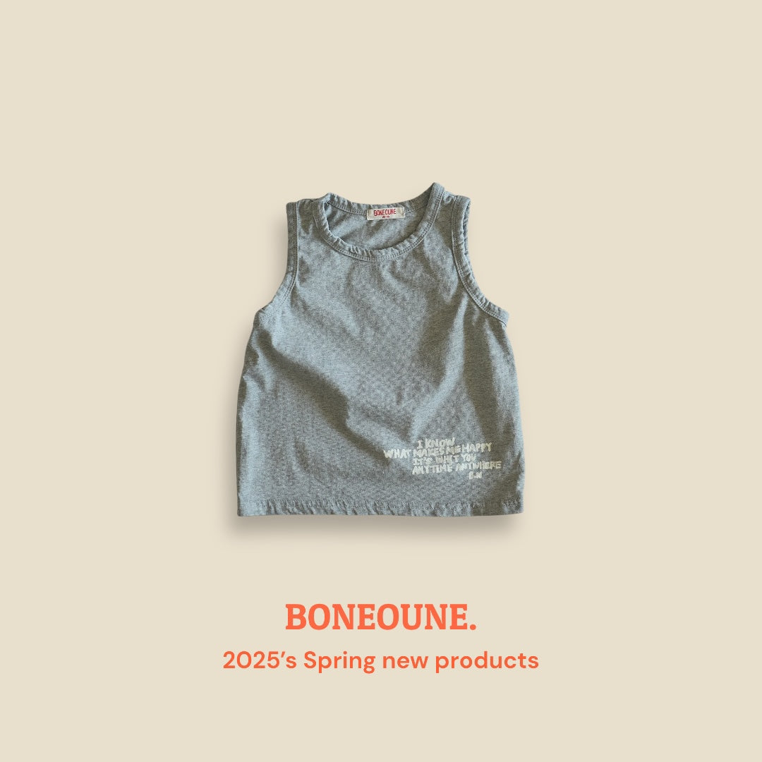 [BONEOUNE] Anytime Non sleeve Top_2colors