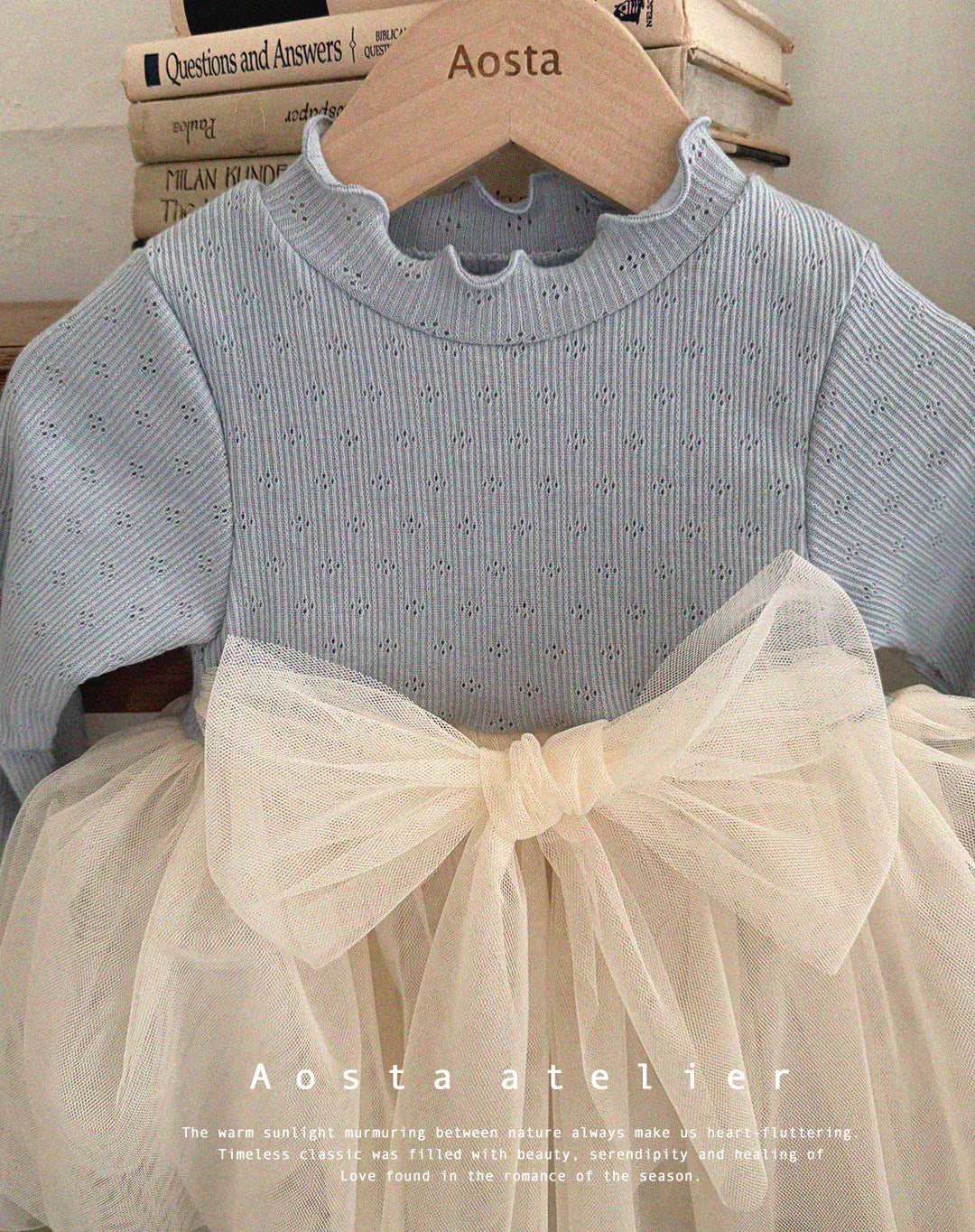 [AOSTA] Spring Camellia_Dress_2colors