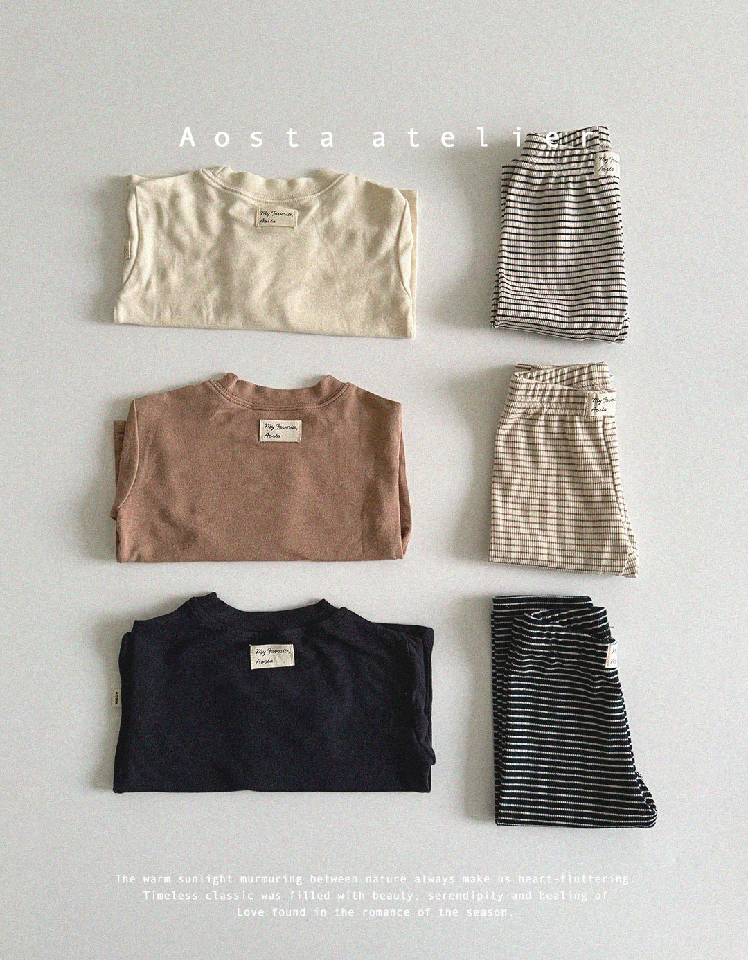 [AOSTA] Spring Essential T-shirt_6colors