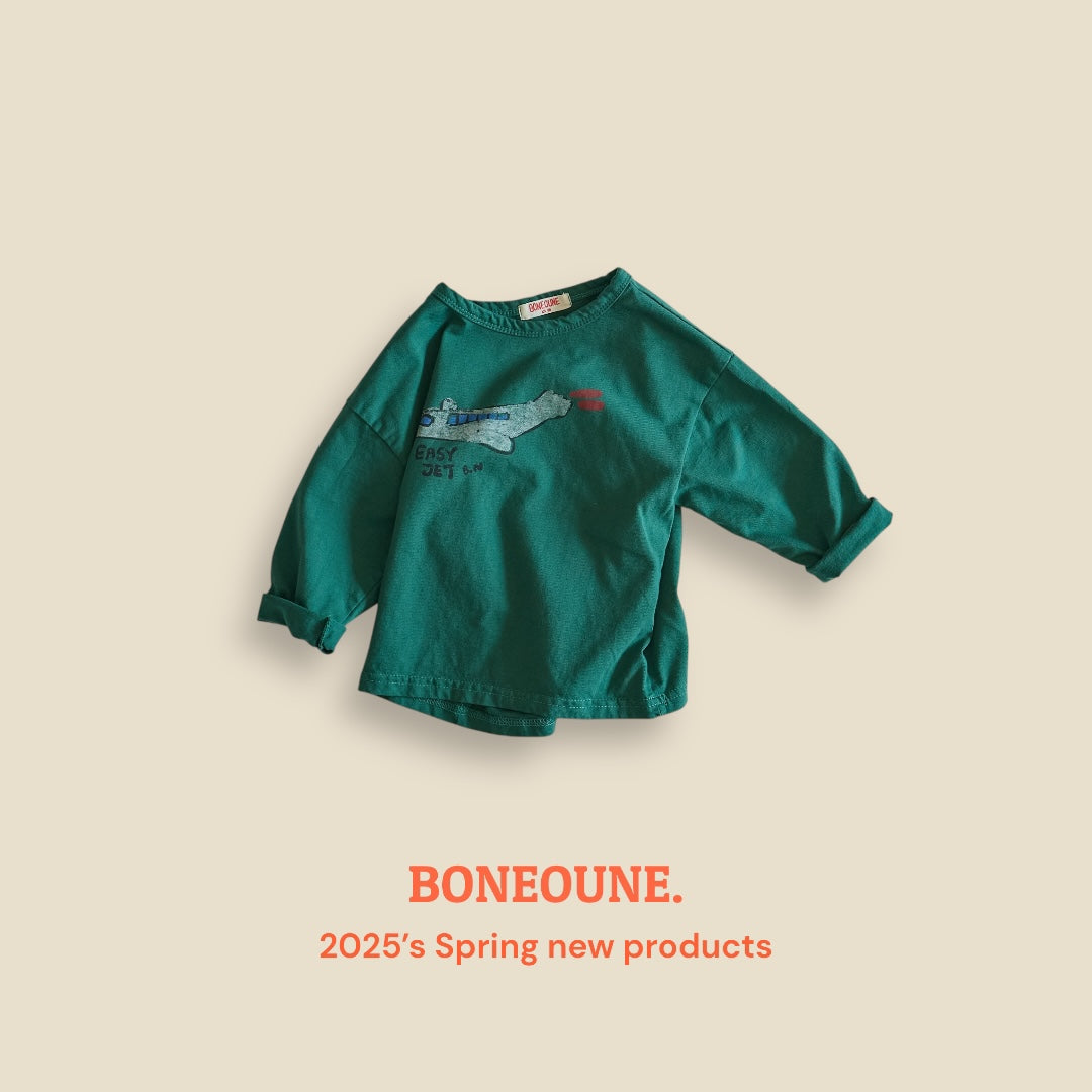 [BONEOUNE] Jet T-shirt_2colors