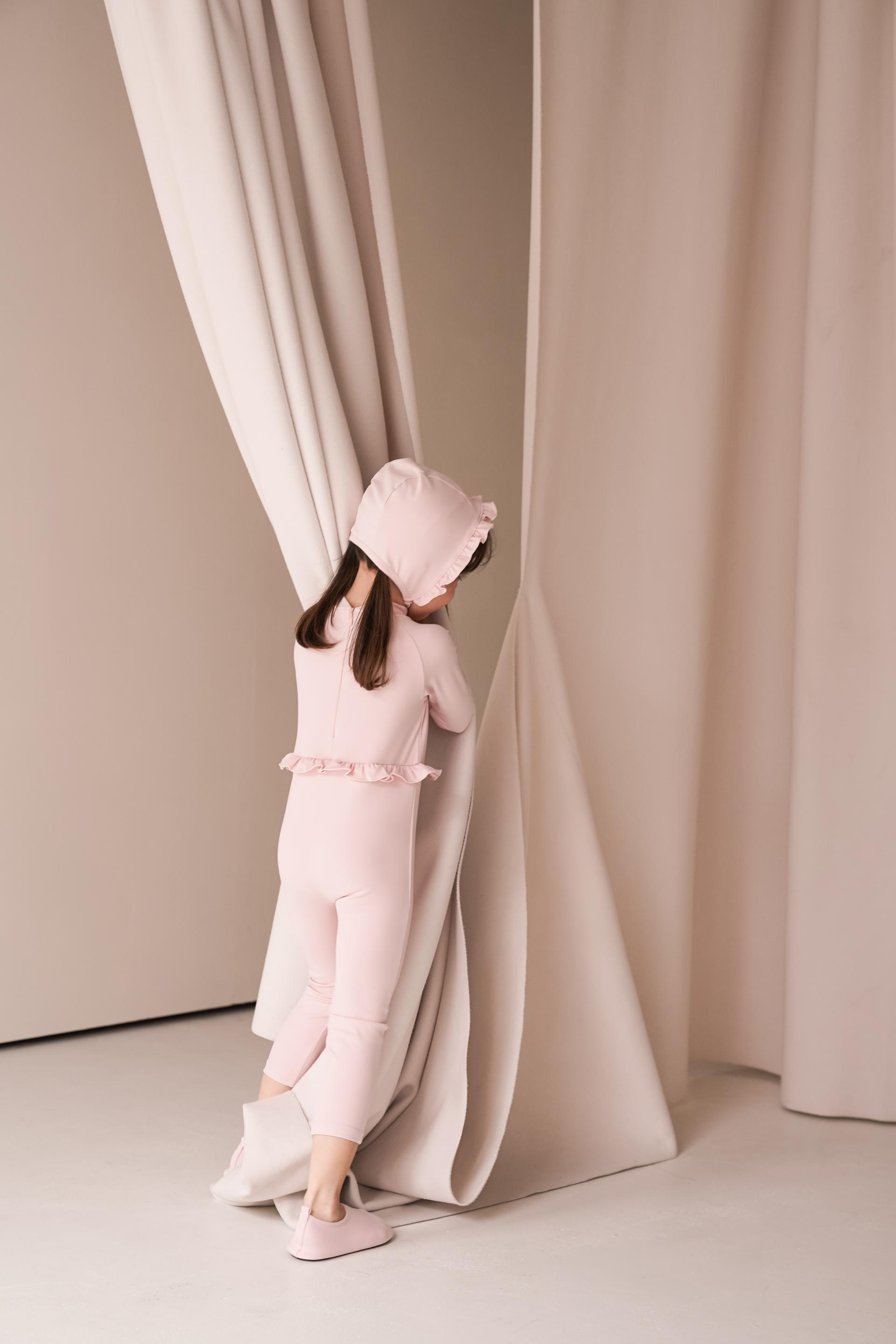 [NERIT] Frill Bonnet_Milky Pinlk