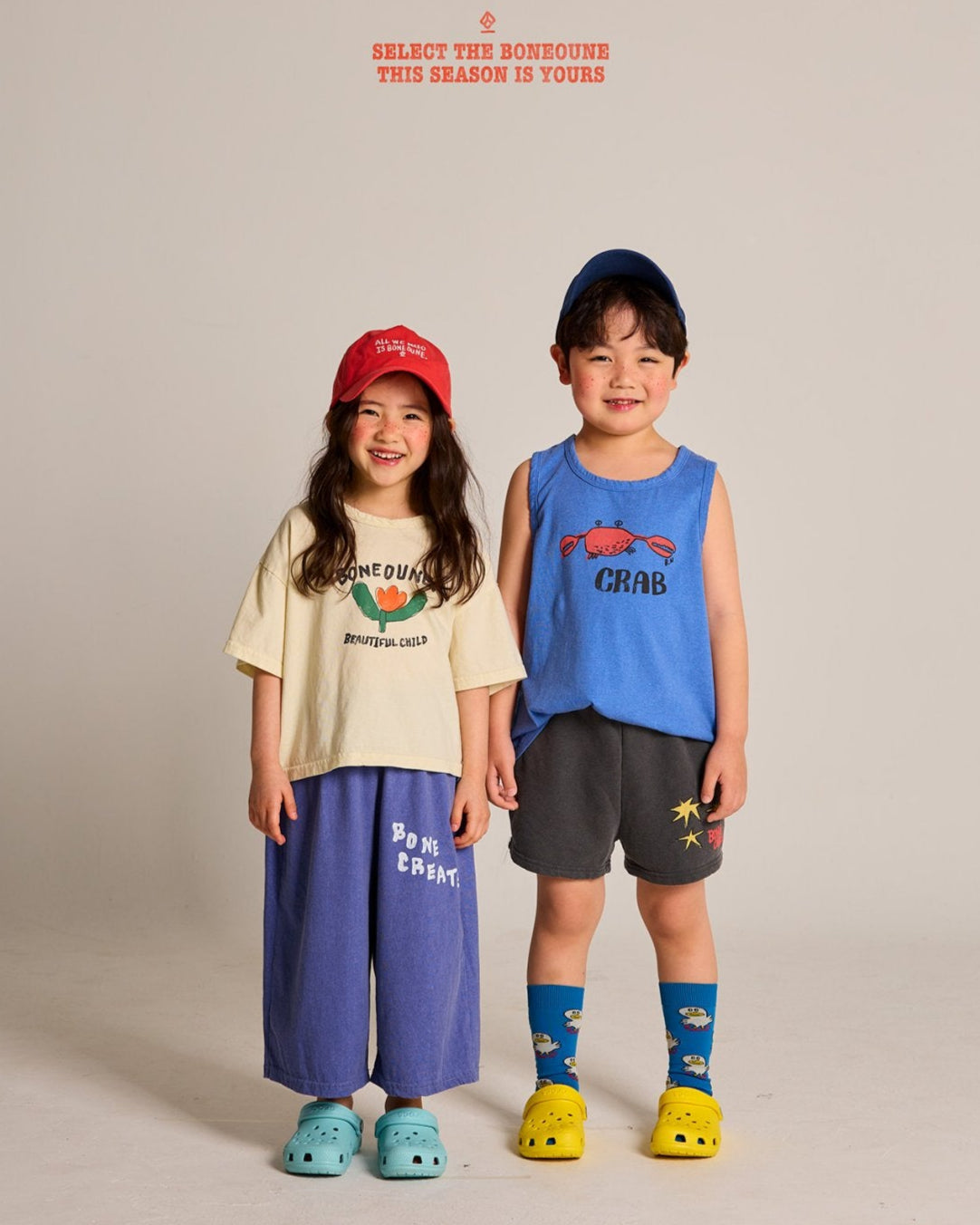 [BONEOUNE] Crab Sleeveless T-shirt_2colors