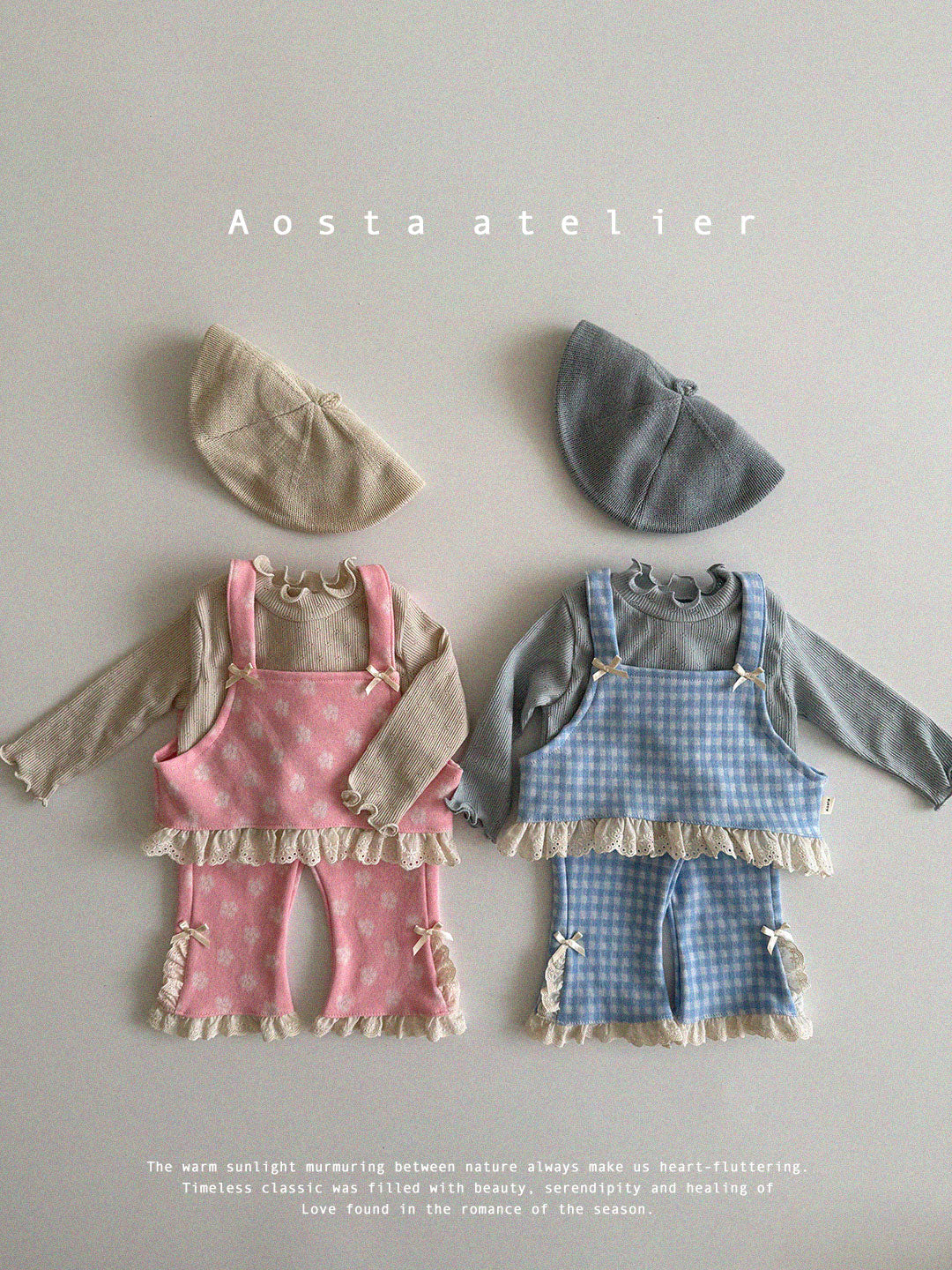 [AOSTA] Spring Camellia_T-shirt_2colors