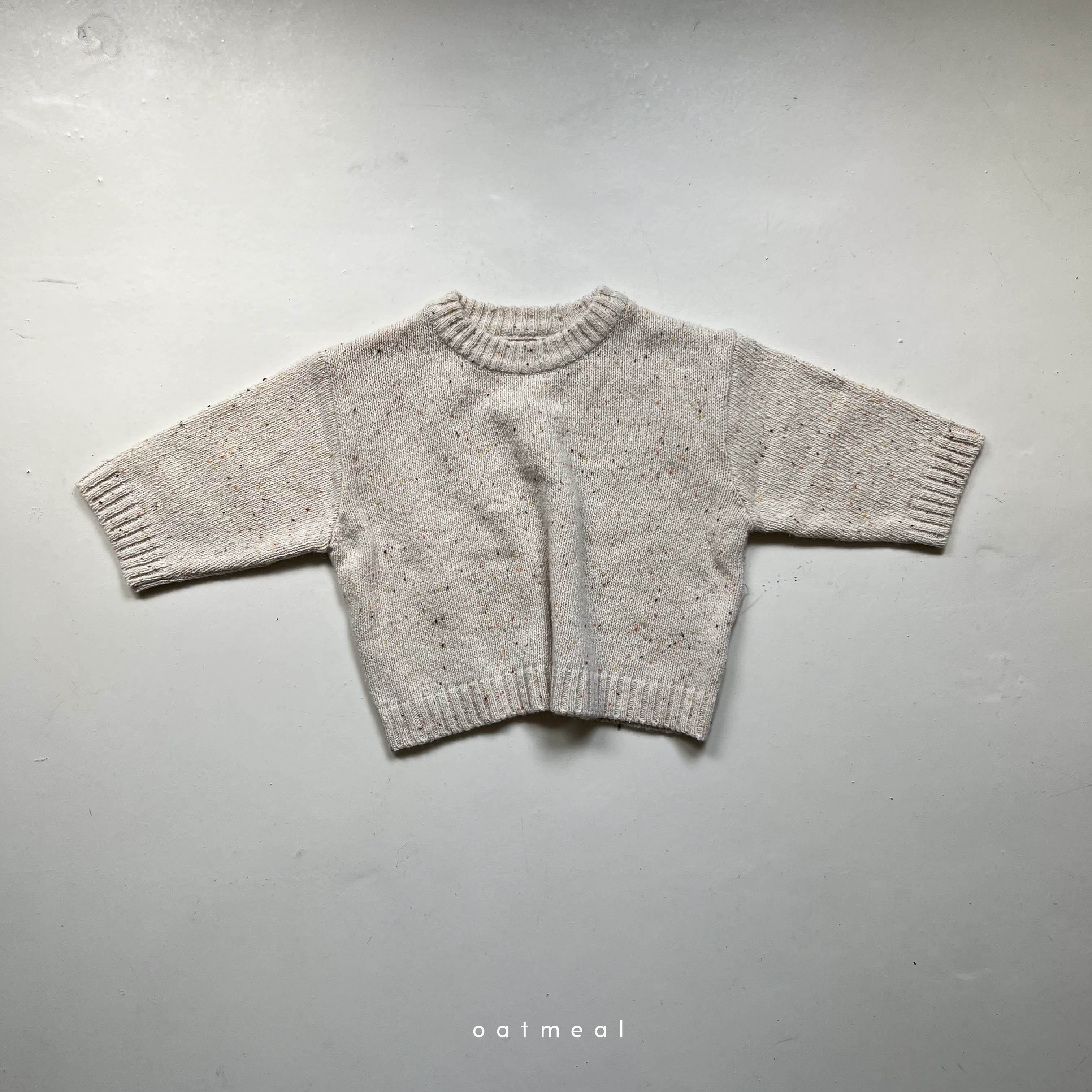 [Oatmeal] Seed Round Knit_3colors