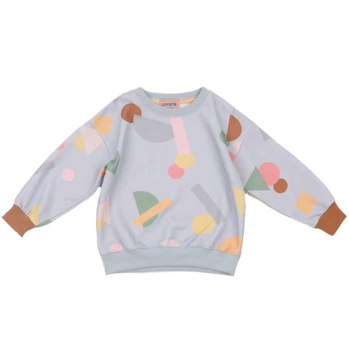 [LOVETTE] Figure Sweatshirt _Blue