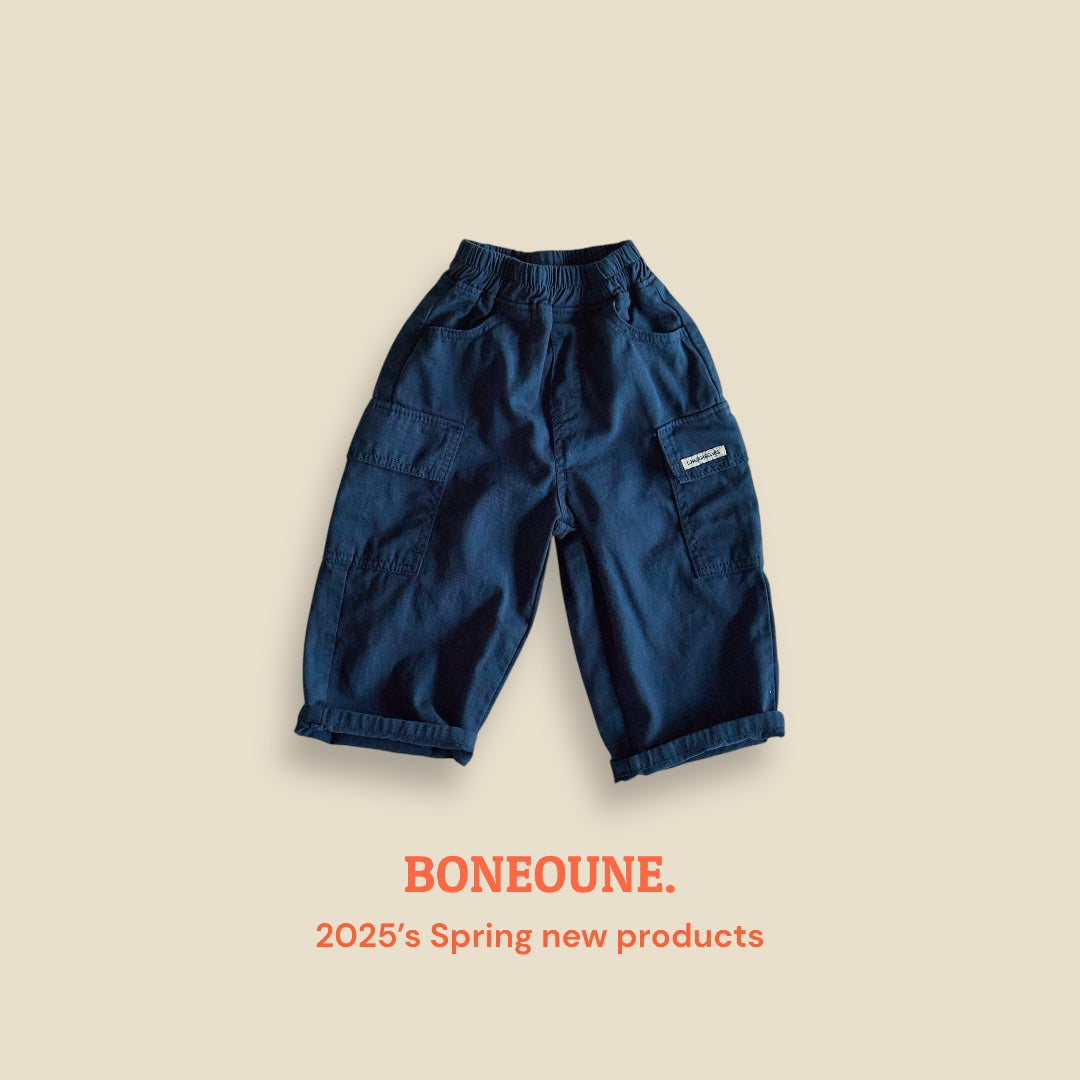 [BONEOUNE] Latte Cargo Pants_2colors