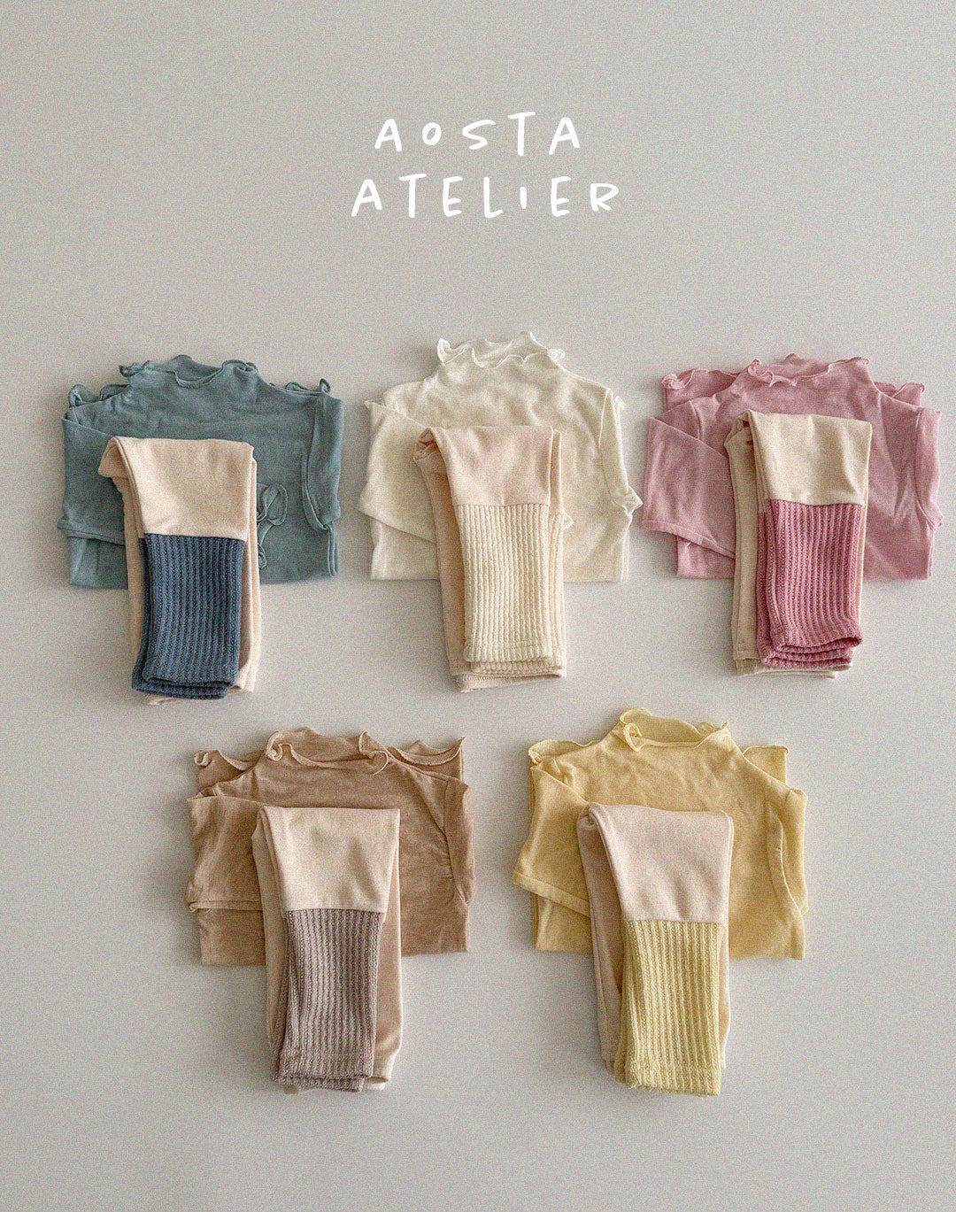 [AOSTA] Spring Soft_T-shirt_5colors