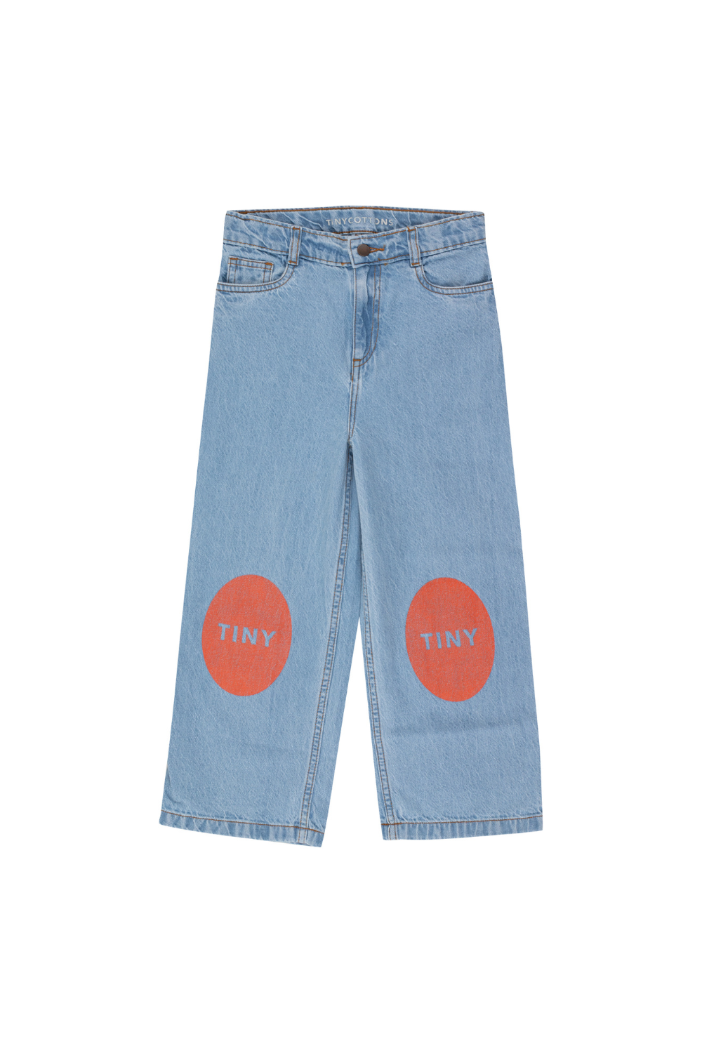 [TINY COTTONS] Printed Jeans_medium wash denim