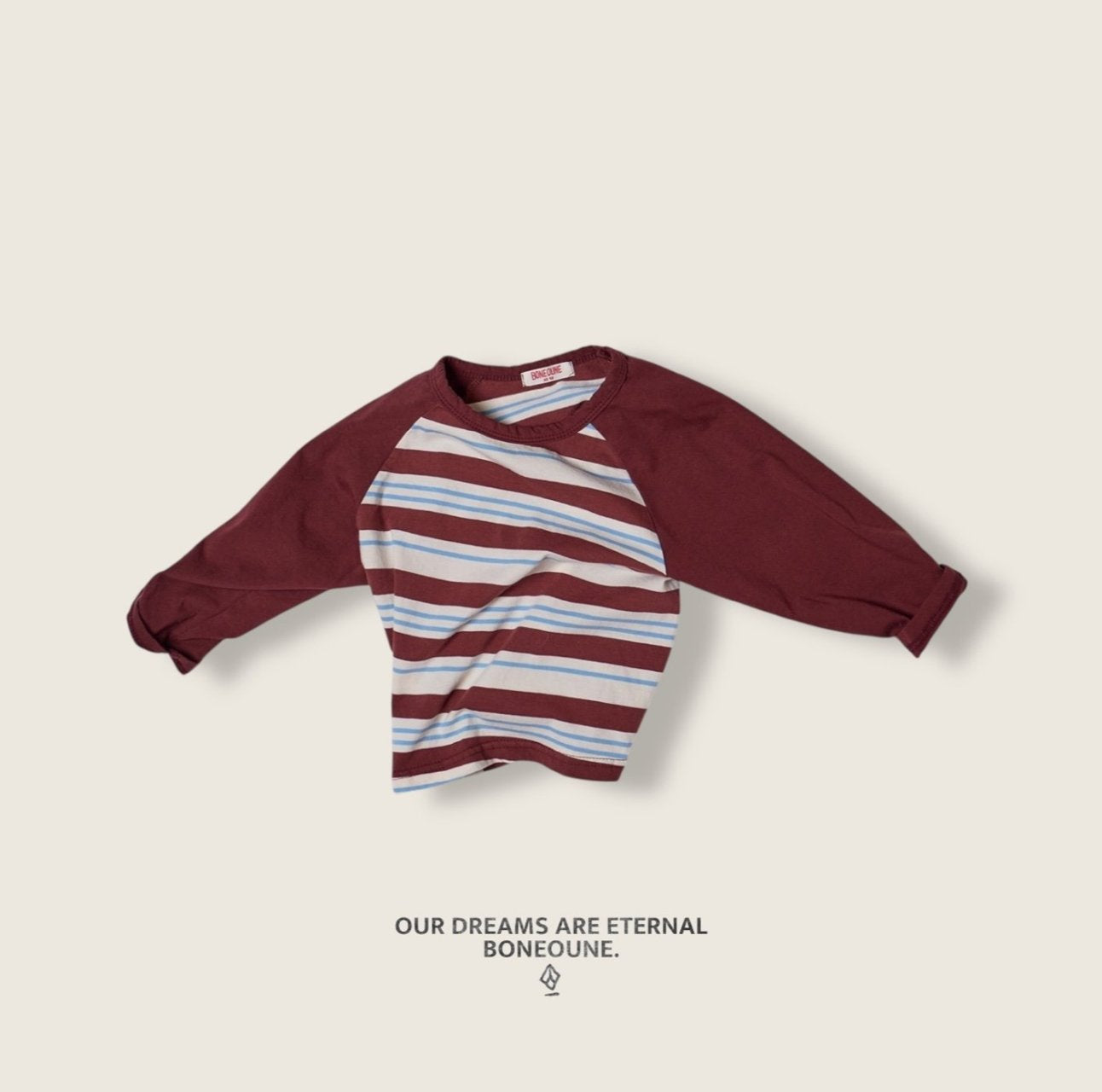 [BONEOUNE] Hyper Raglan T-shirt_2colors