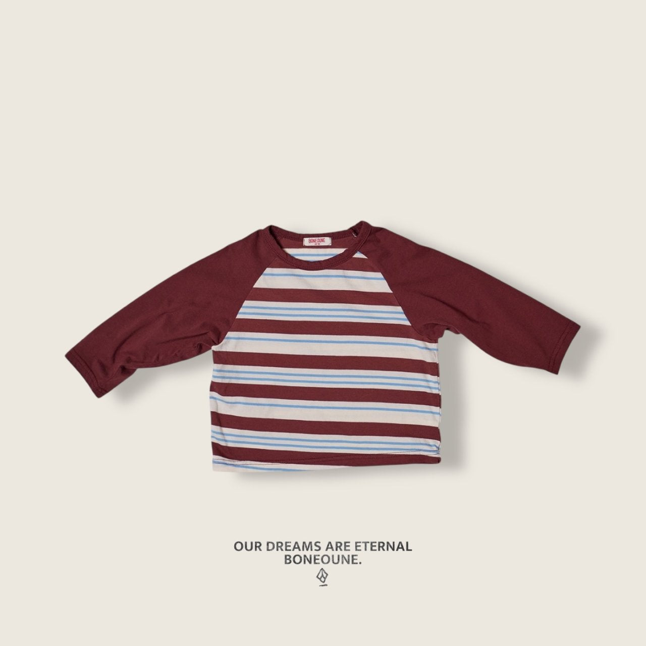 [BONEOUNE] Hyper Raglan T-shirt_2colors