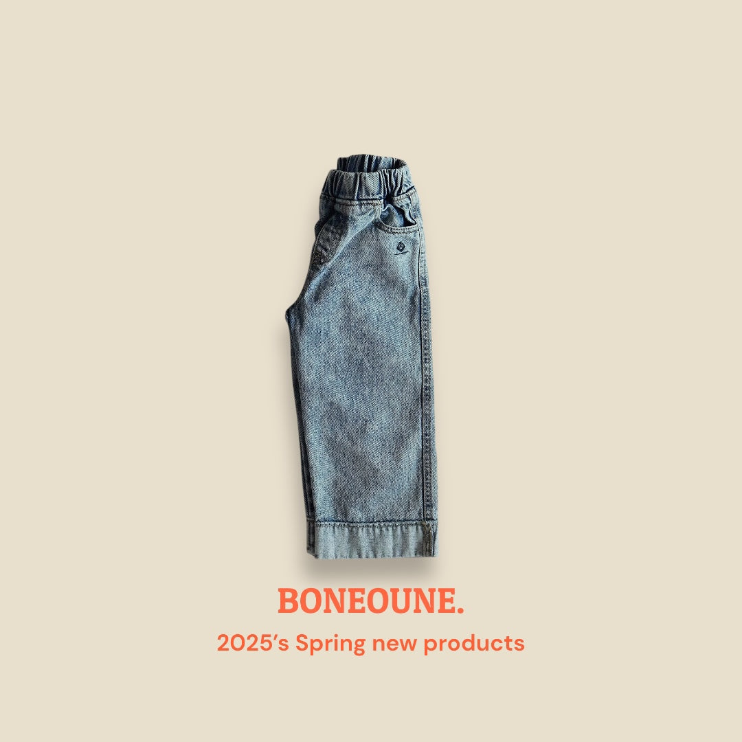 [BONEOUNE] Stone Denim Pants