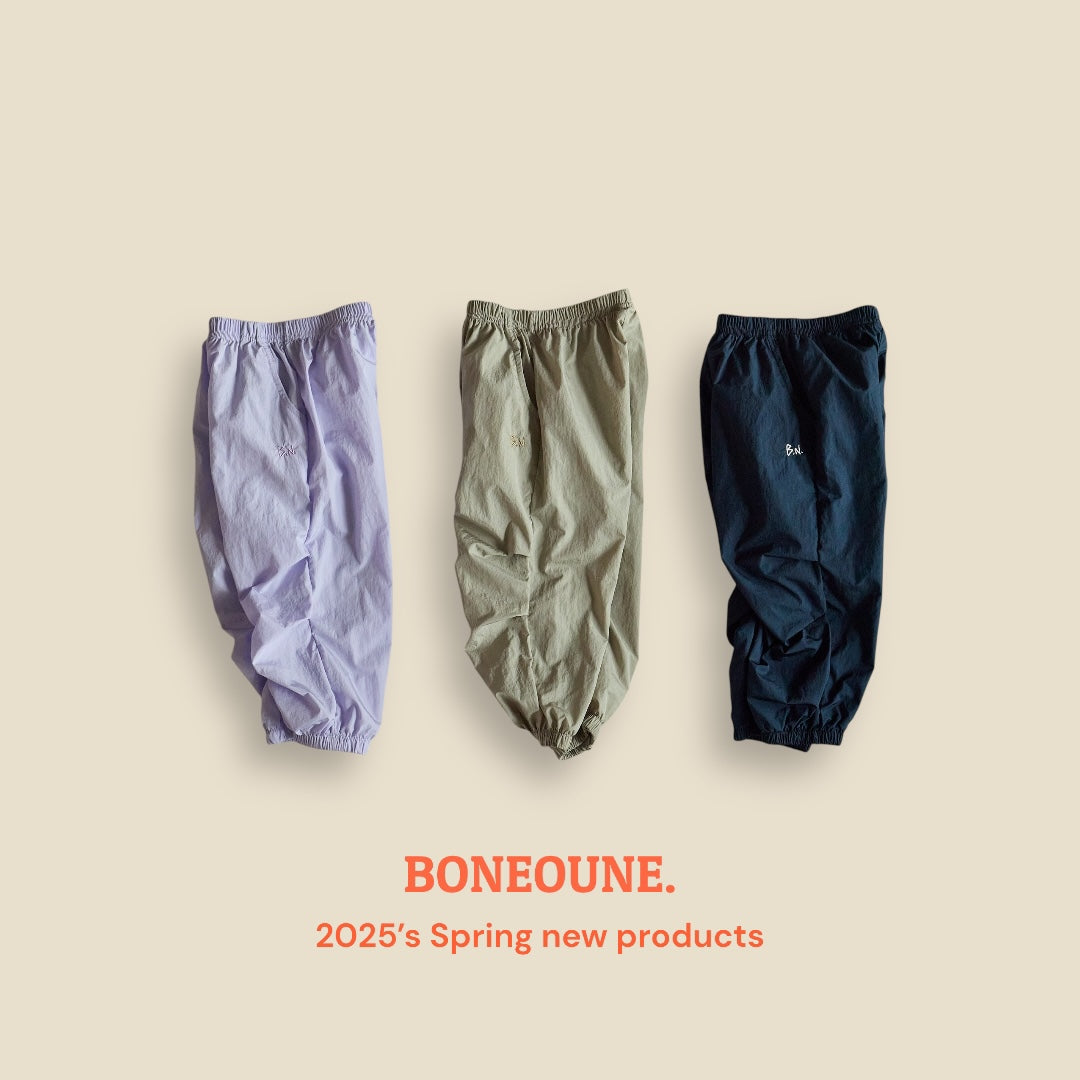 [BONEOUNE] Rose Nylon Pants_3colors