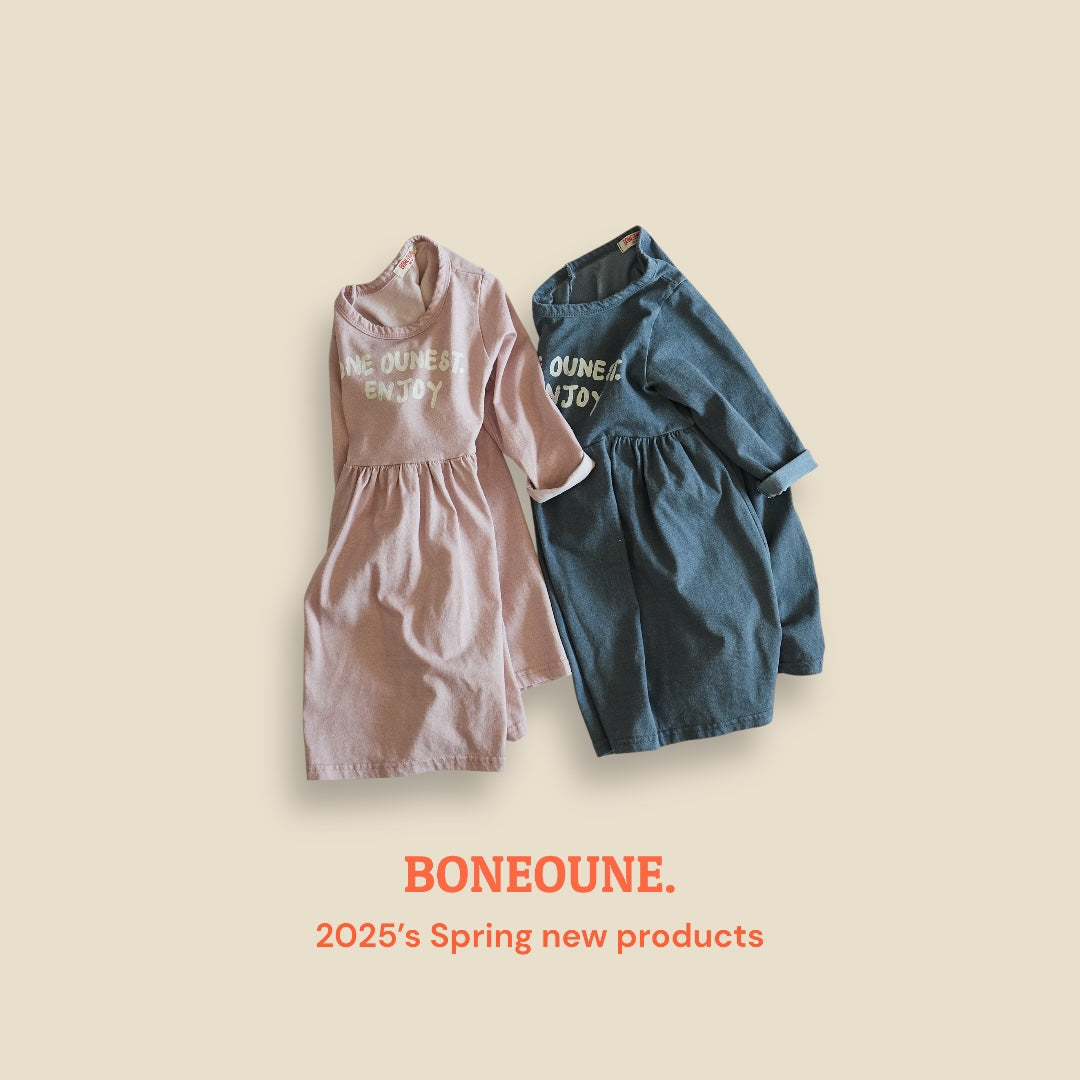 [BONEOUNE] Pigment Jersey Dress_2colors