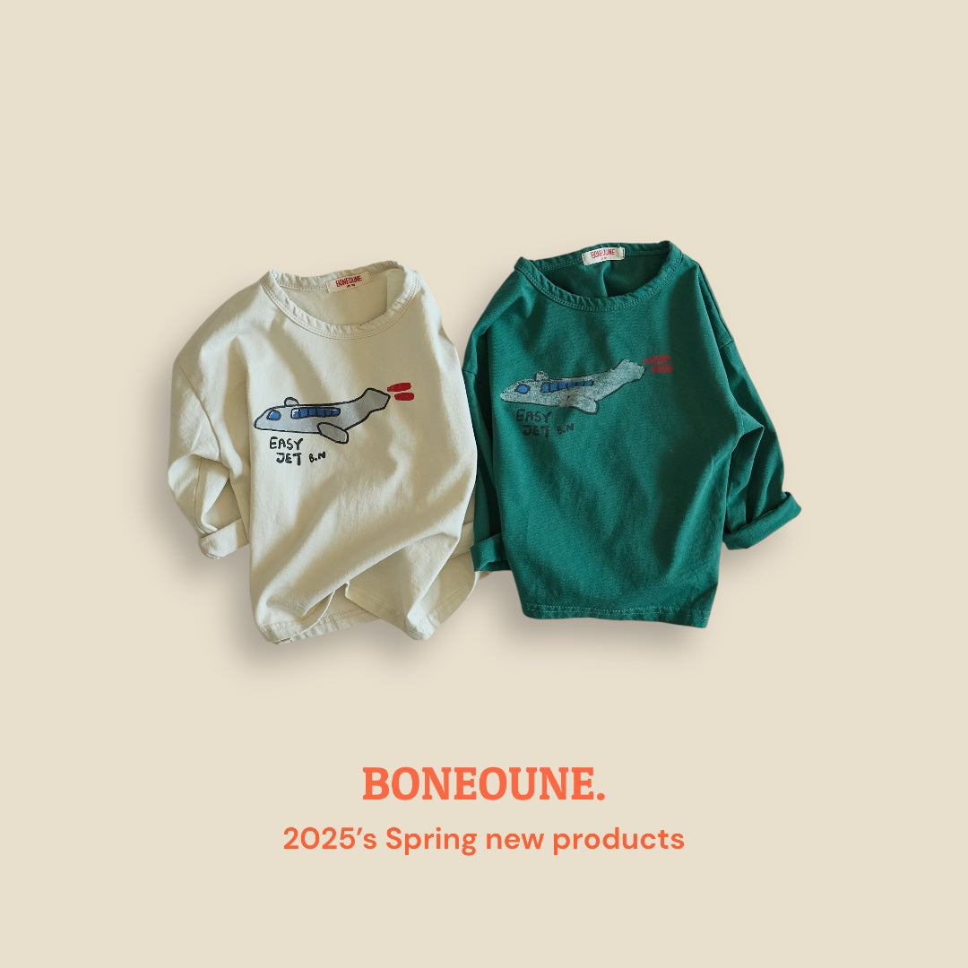 [BONEOUNE] Jet T-shirt_2colors