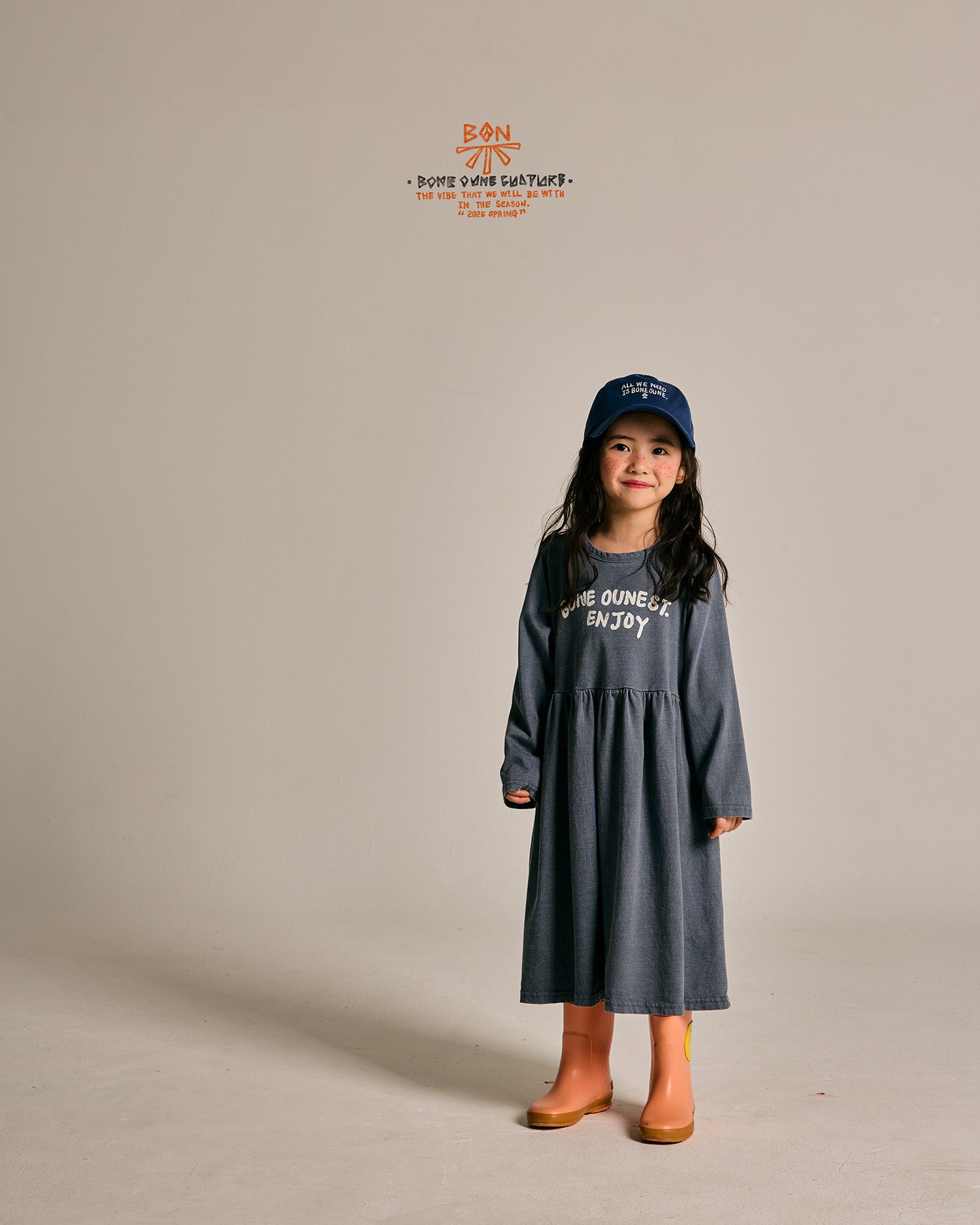 [BONEOUNE] Pigment Jersey Dress_2colors