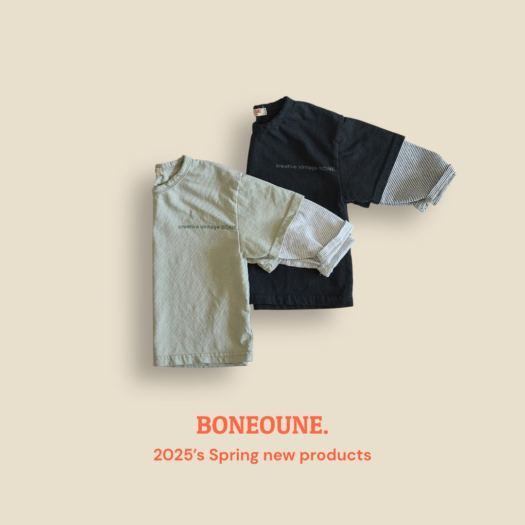 [BONEOUNE] Layered T-shirt_2colors