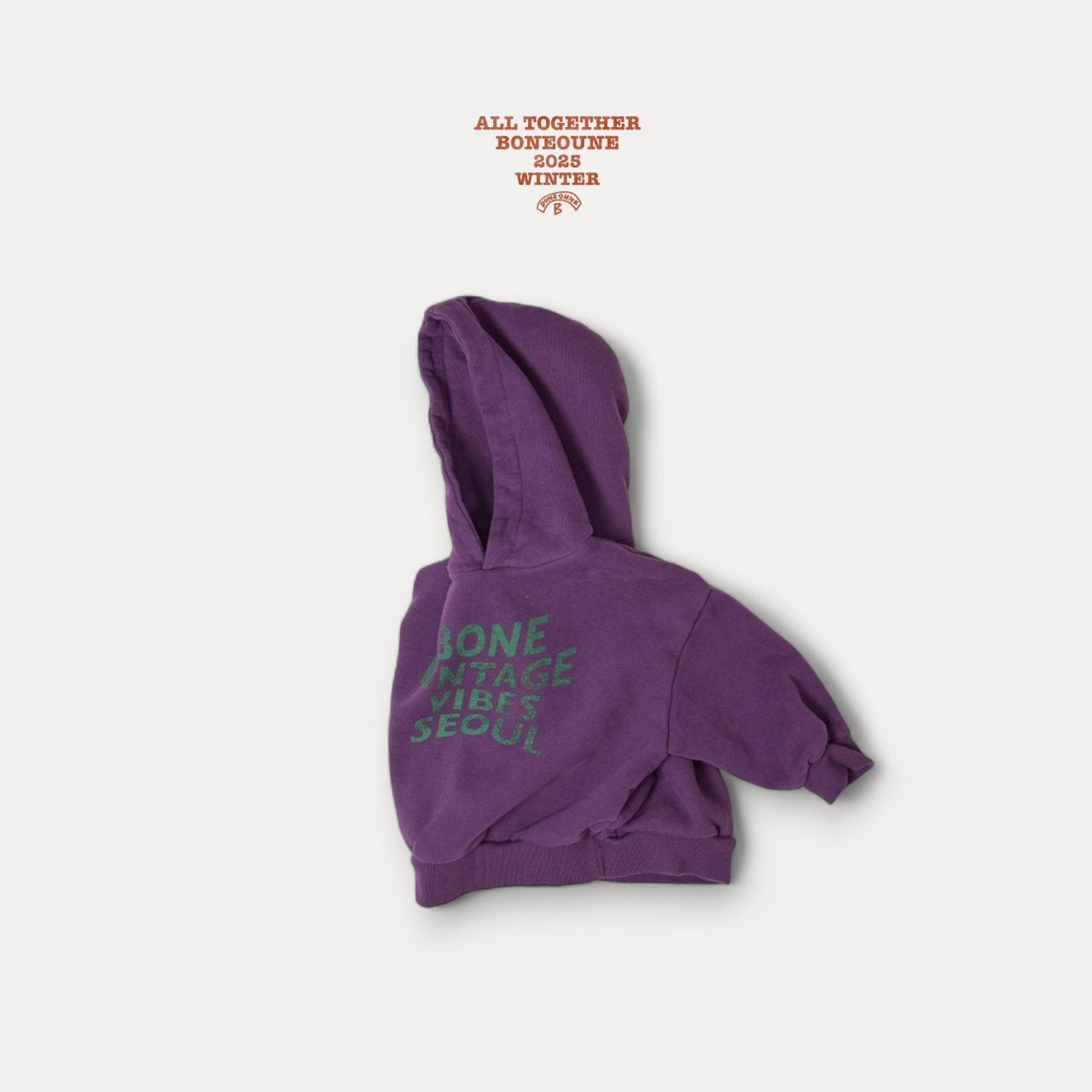 [BONEOUNE] Vibe Seoul Hoodie_2colors