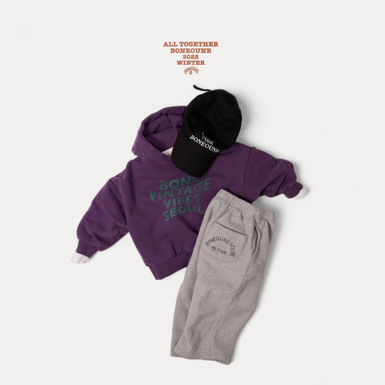 [BONEOUNE] Vibe Seoul Hoodie_2colors