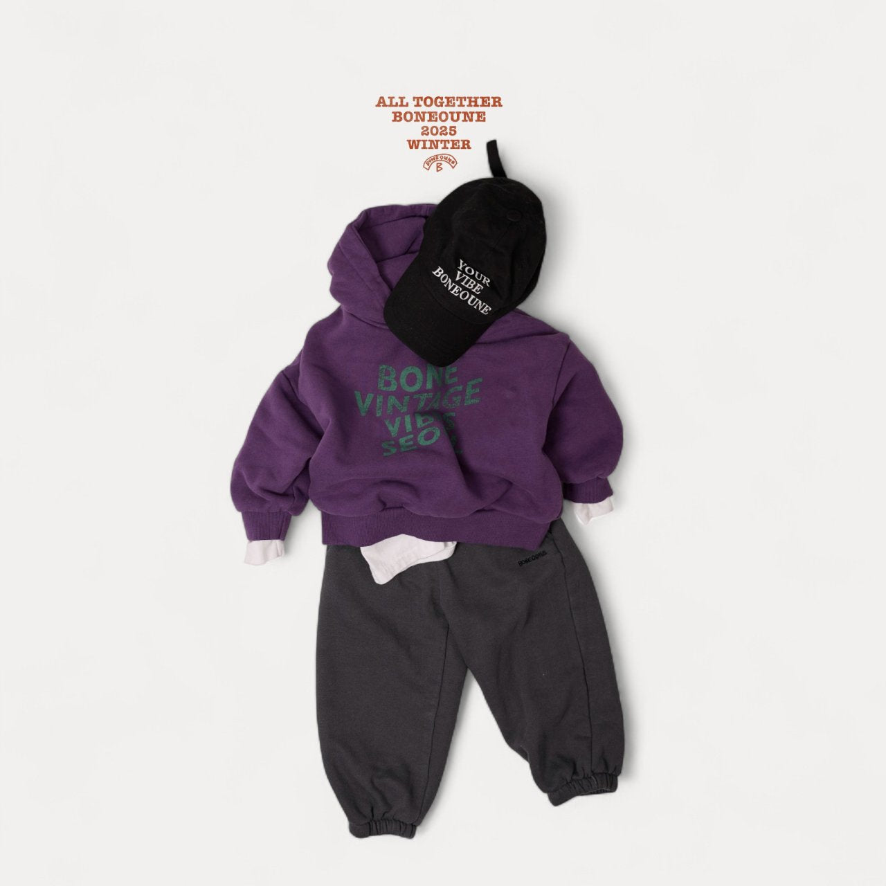 [BONEOUNE] Vibe Seoul Hoodie_2colors