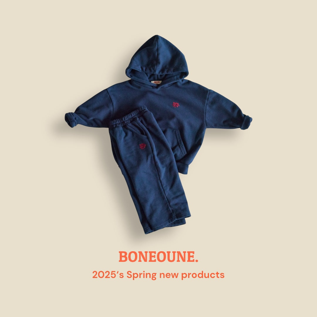 [BONEOUNE] BON Logo Hoodie_3colors