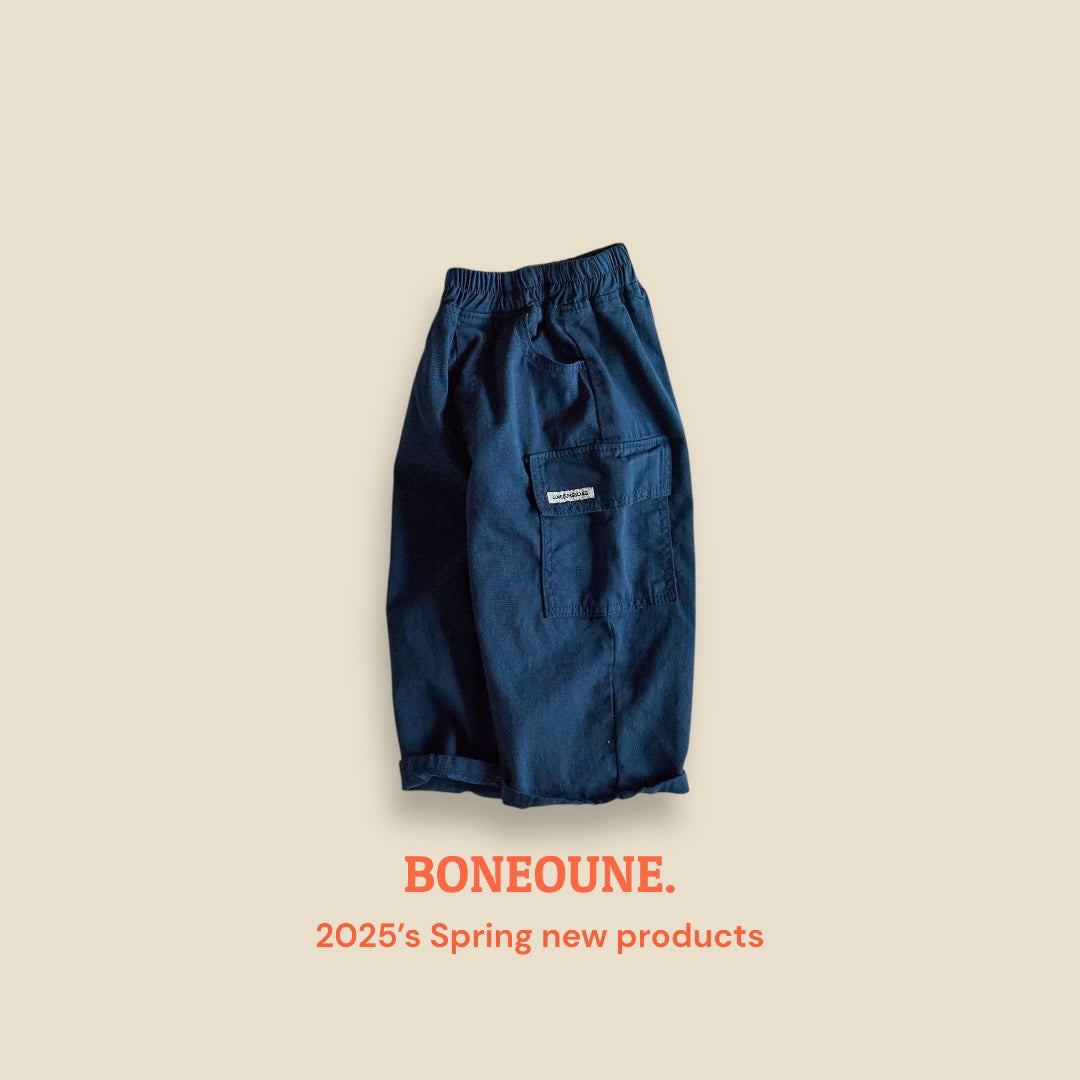 [BONEOUNE] Latte Cargo Pants_2colors