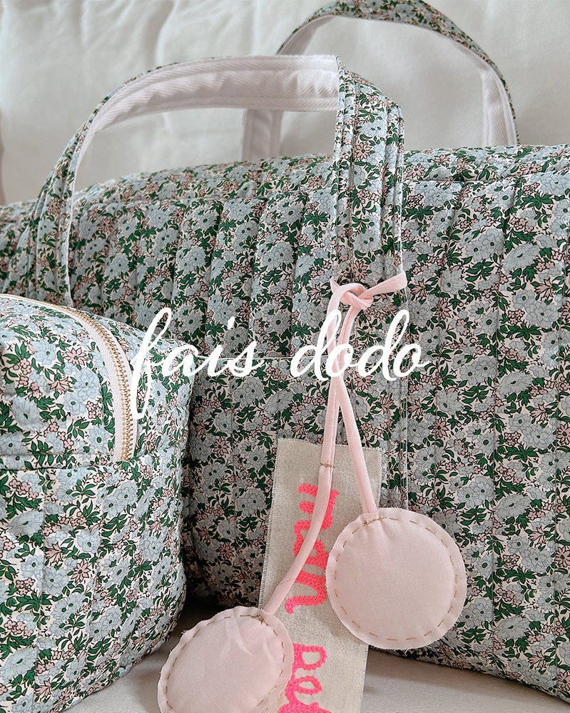 [FAIS DODO BÉBÉ] Vert Bag_Forest Daisy