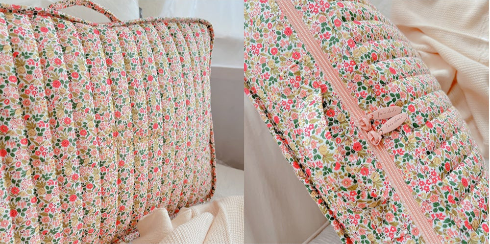 [FAIS DODO BÉBÉ] Cotton Travel Bag (Liberty)_Niva flower